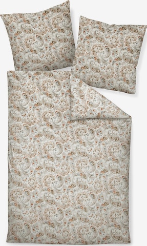 JANINE Duvet Cover in Beige: front