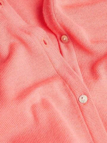 Goldner Strickjacke in Orange