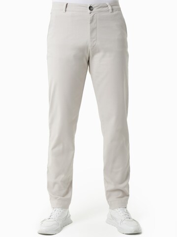 Organication Skinny Hose in Grau: Vorderseite