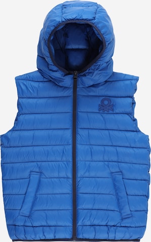 Gilet di UNITED COLORS OF BENETTON in blu: frontale