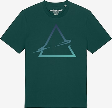 Watapparel Shirt 'Triangle' in Groen: voorkant