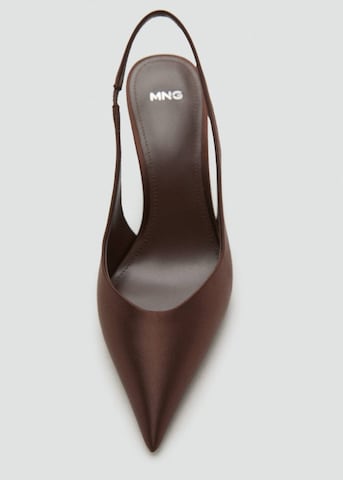 MANGO Slingback Pumps 'Mica' in Brown