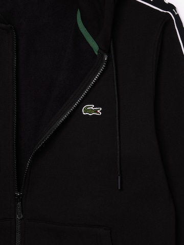 LACOSTE Суичъри с качулка в черно
