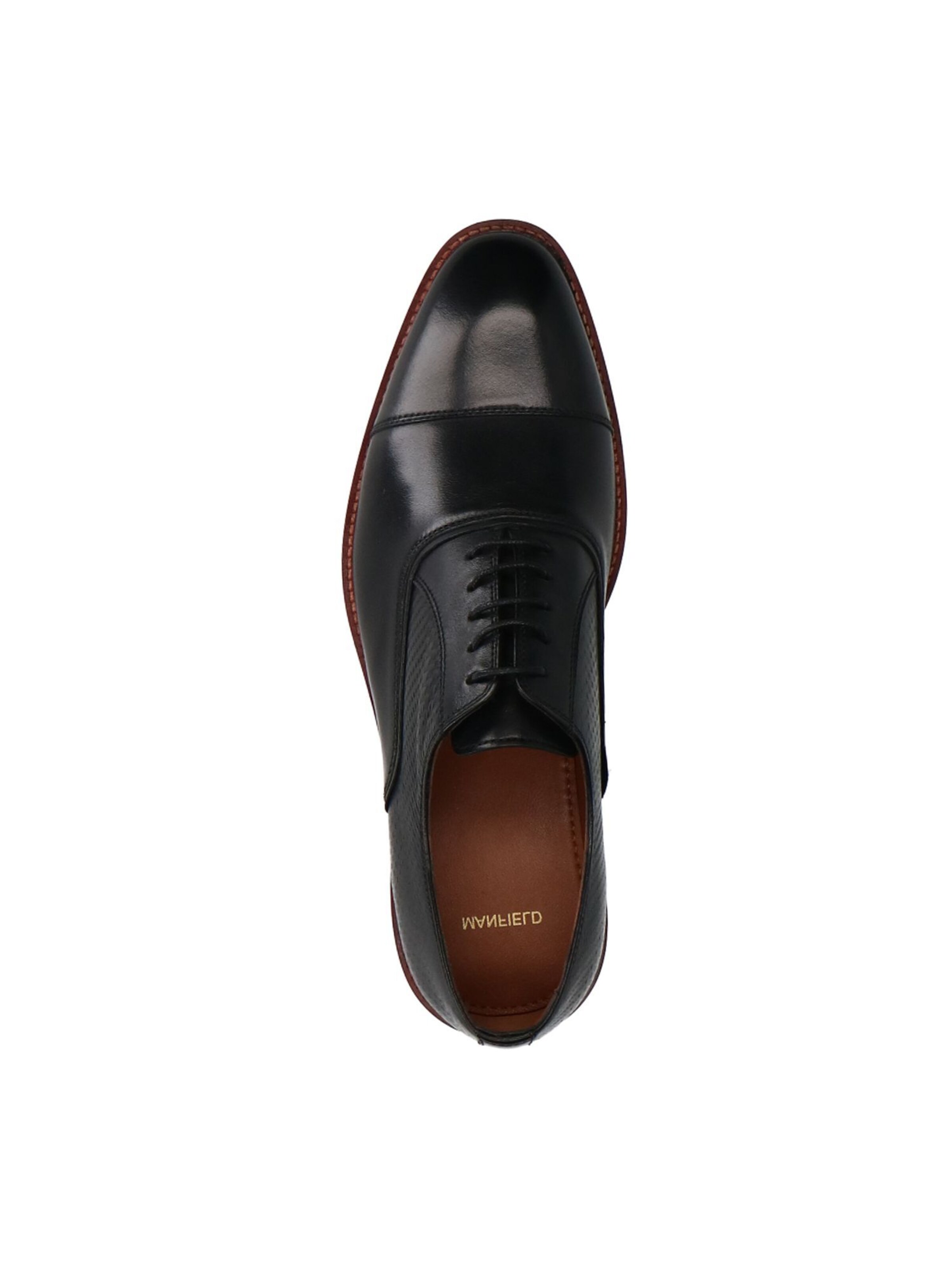 MANFIELD Veterschoen in Zwart