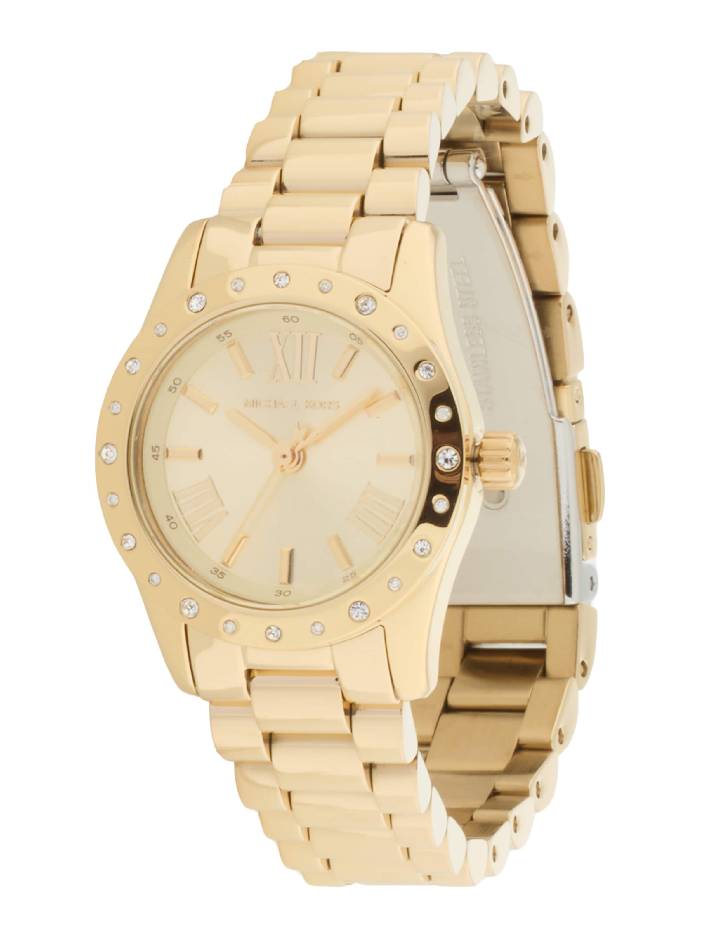 MICHAEL Michael Kors Аналогов часовник 'LEXINGTON' в злато: отпред