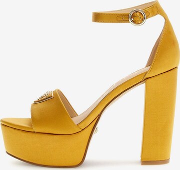 GUESS Sandals 'Seton' in Yellow: front