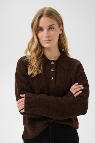 Part Two Sweater 'Carilina' in Brown