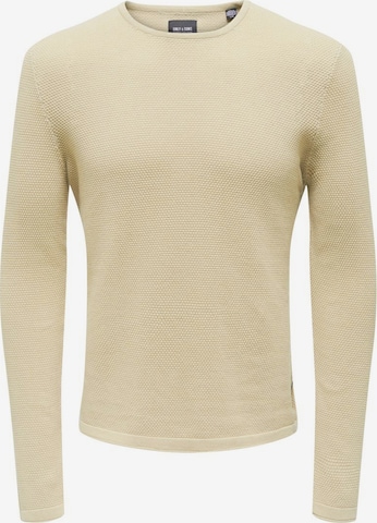 Only & Sons Pullover 'Panter' in Weiß: predná strana