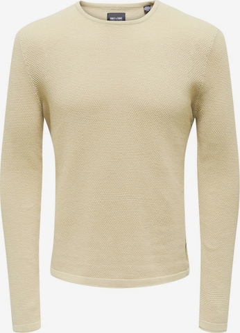 Only & Sons Sweater 'Panter' in White: front