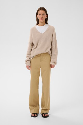 InWear Flared Broek 'DiazIW' in Geel