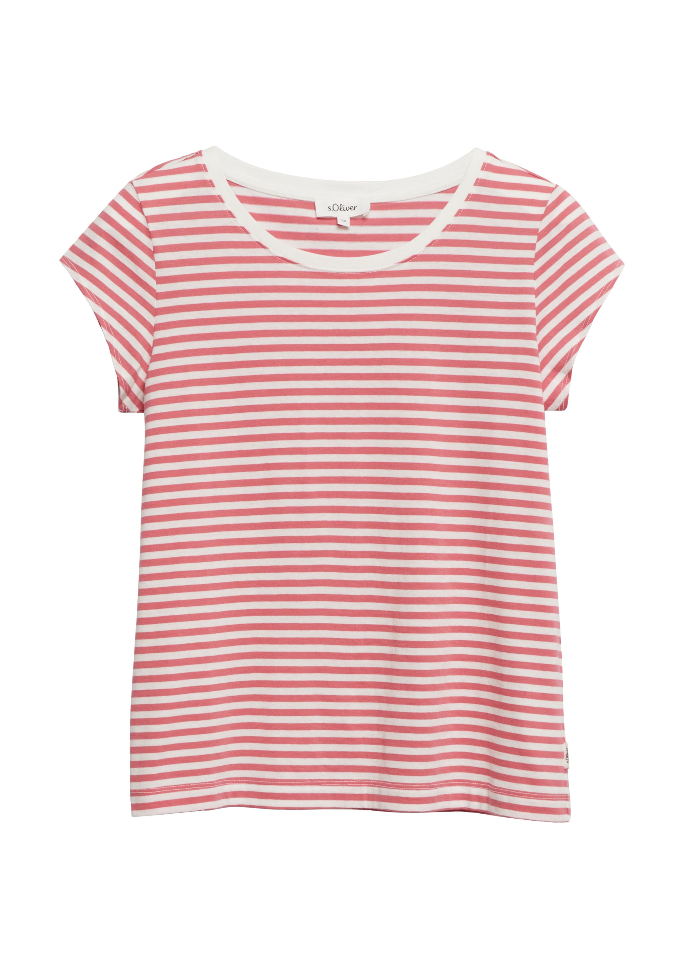 s.Oliver Shirt in Oranje: voorkant
