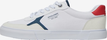 JACK & JONES Låg sneaker 'WEUSTON' i vit: framsida