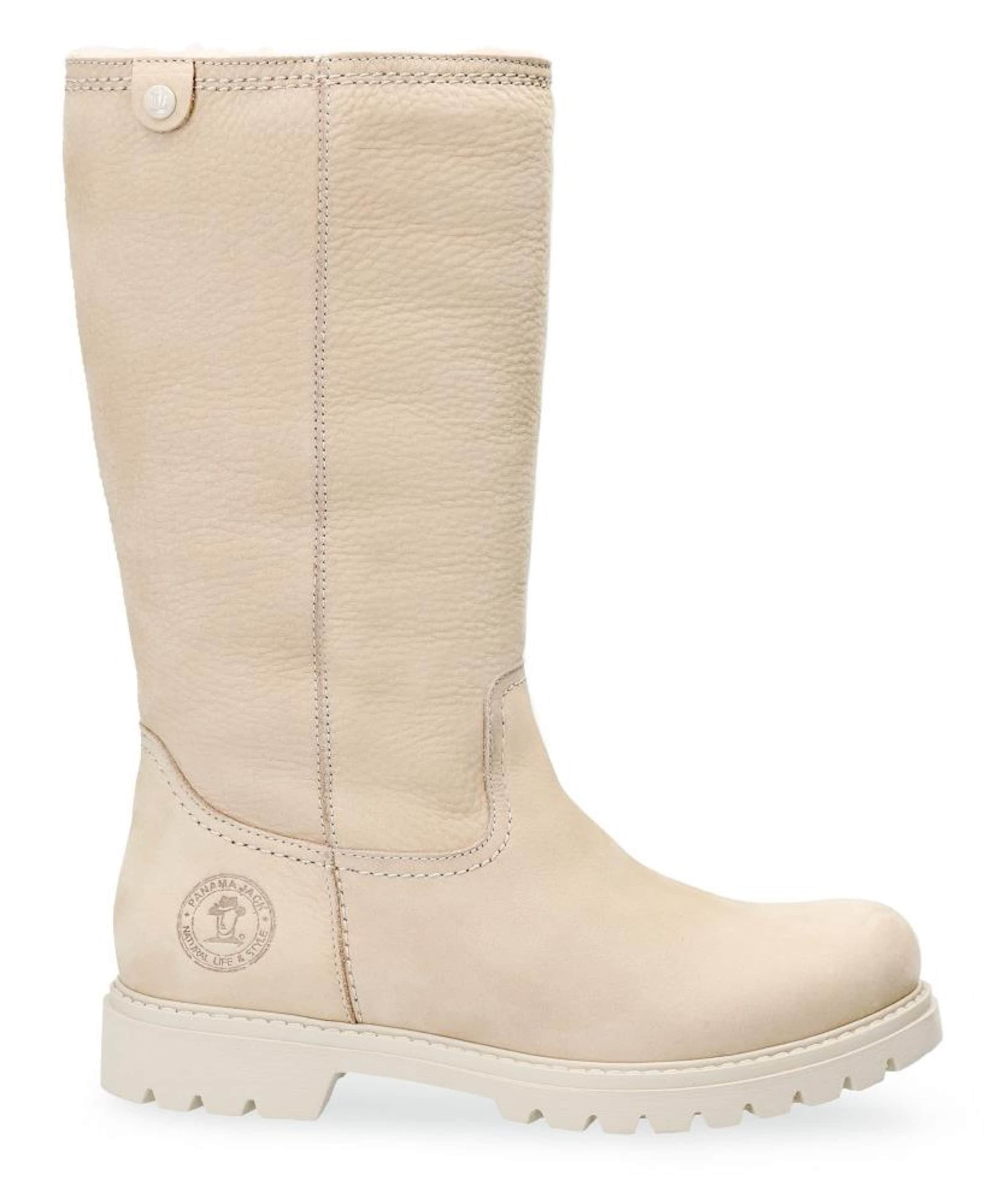 Bottes PANAMA JACK en beige : devant