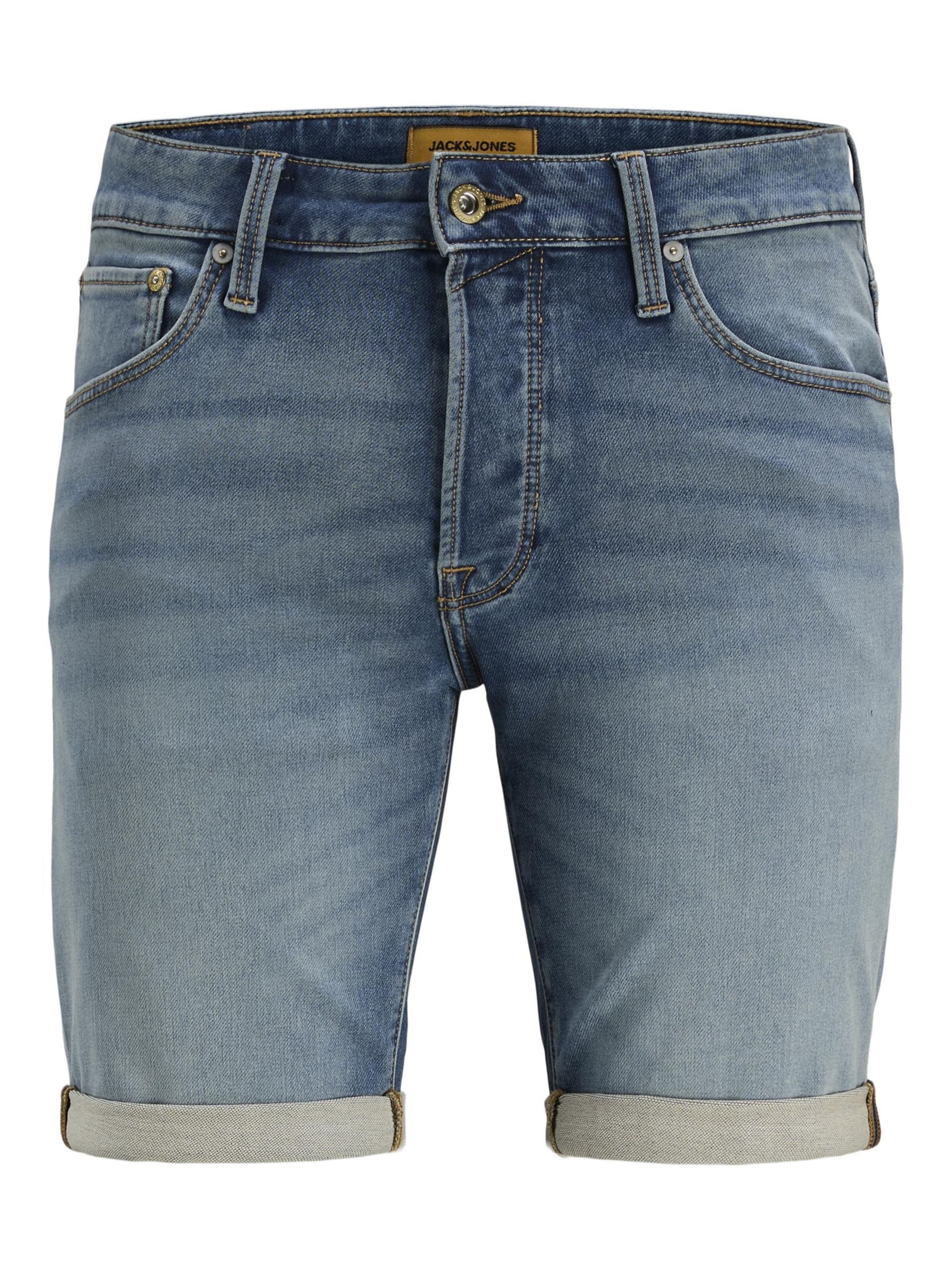 JACK & JONES Regular Jeans 'JJIRICK JJICON' in Blauw: voorkant