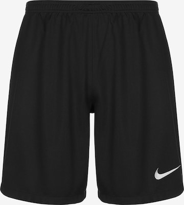 NIKE Regular Workout Pants 'League III' in Black: front