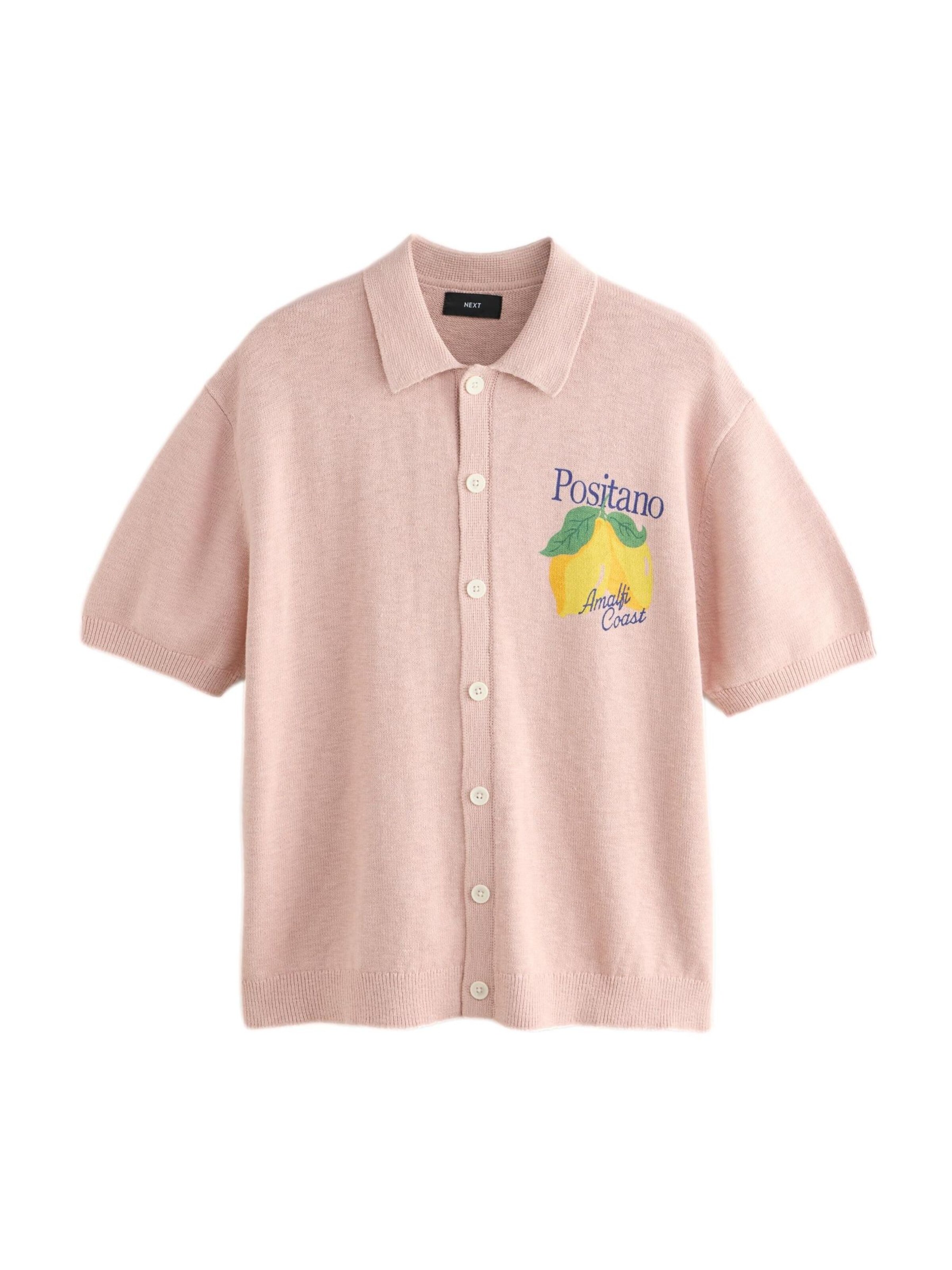 Next Gebreid vest 'Positano' in Roze: voorkant