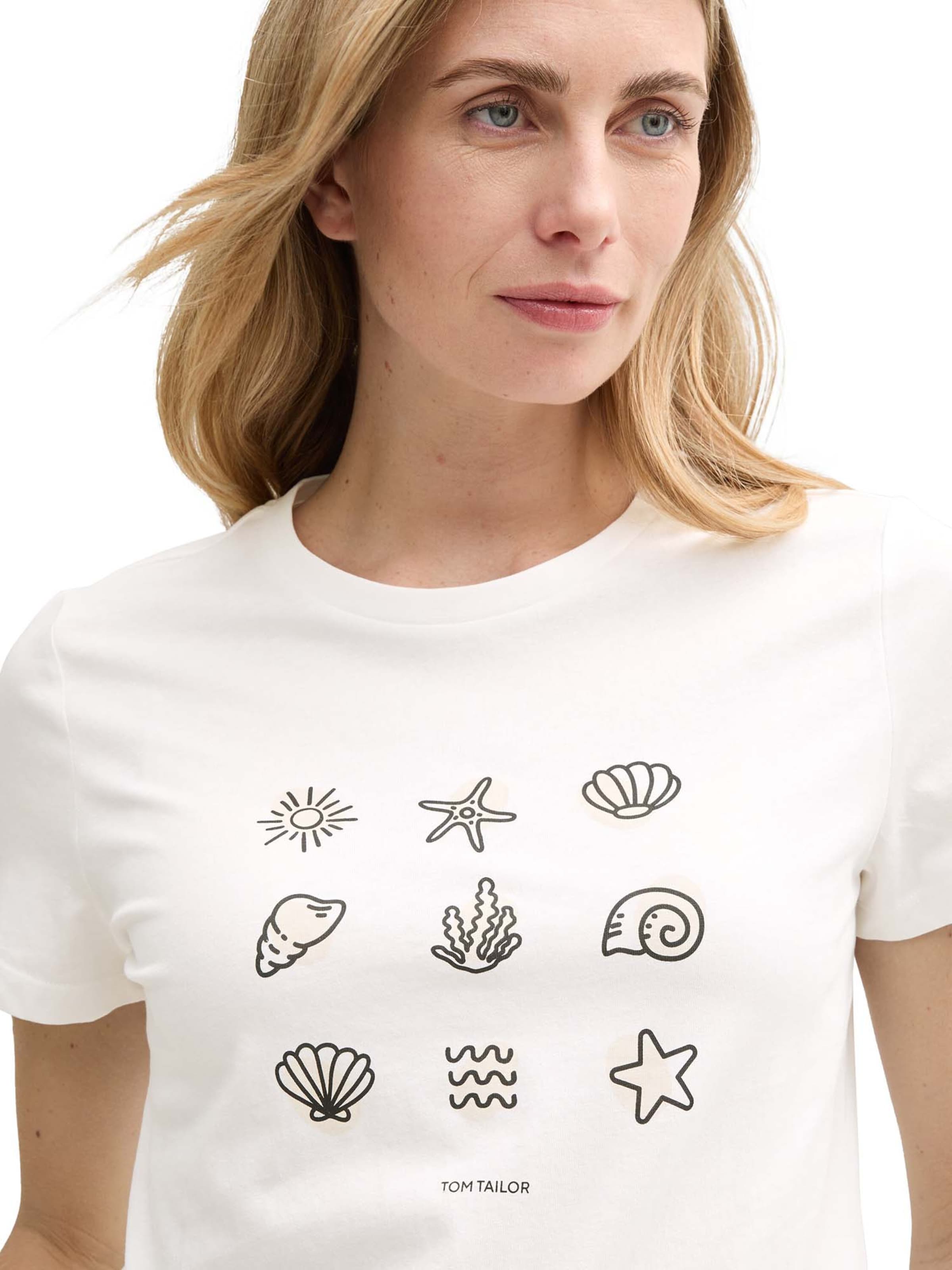 TOM TAILOR Póló - fehér