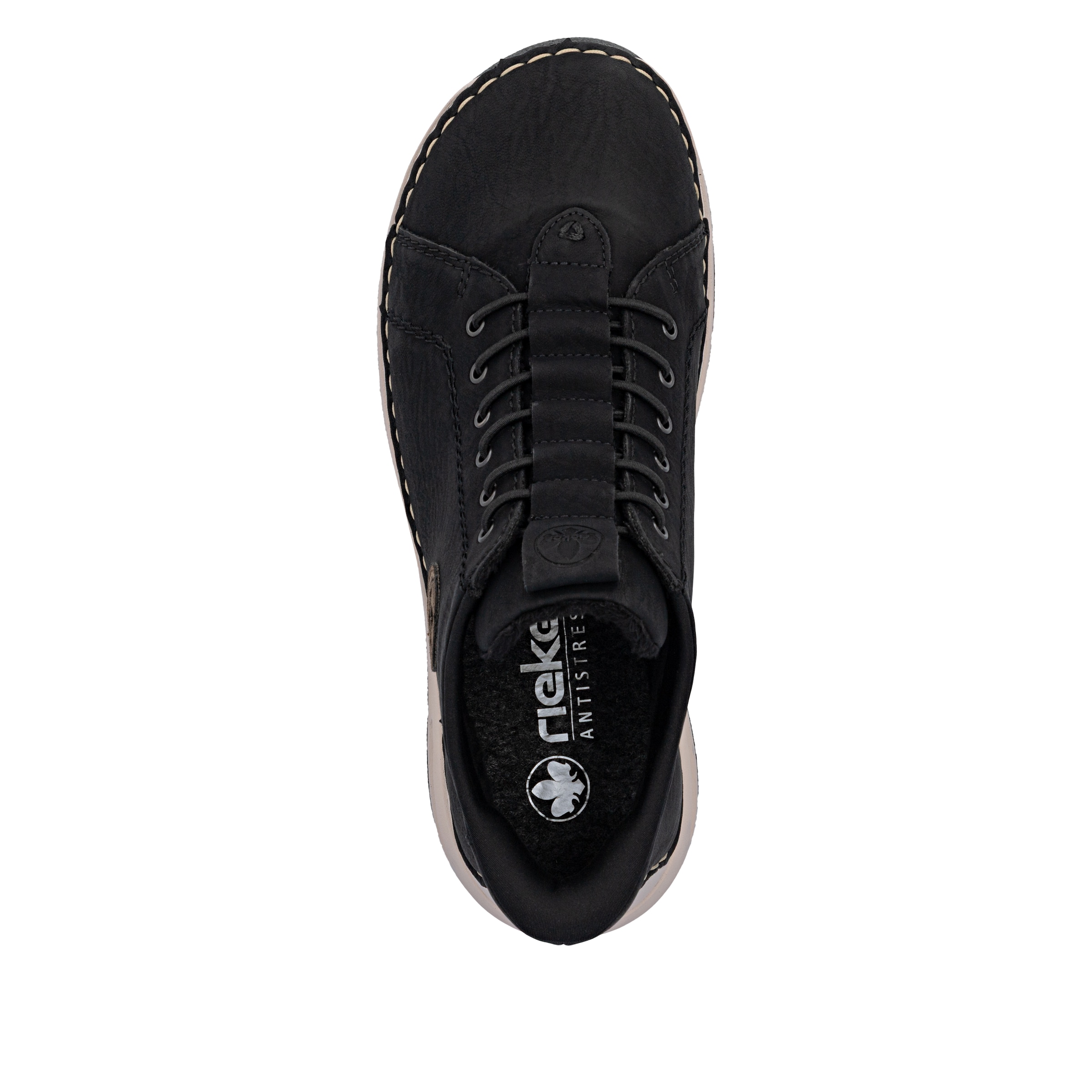 Rieker Slip On in Schwarz