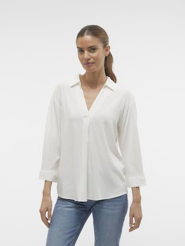 VERO MODA Blouse in Wit: voorkant