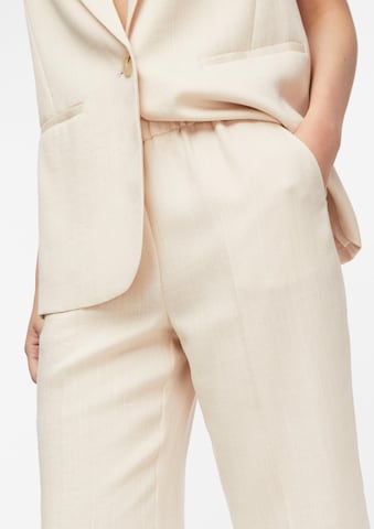 COMMA Regular Broek in Beige