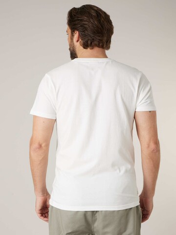 T-Shirt 'Lorenzo' Deeluxe en blanc