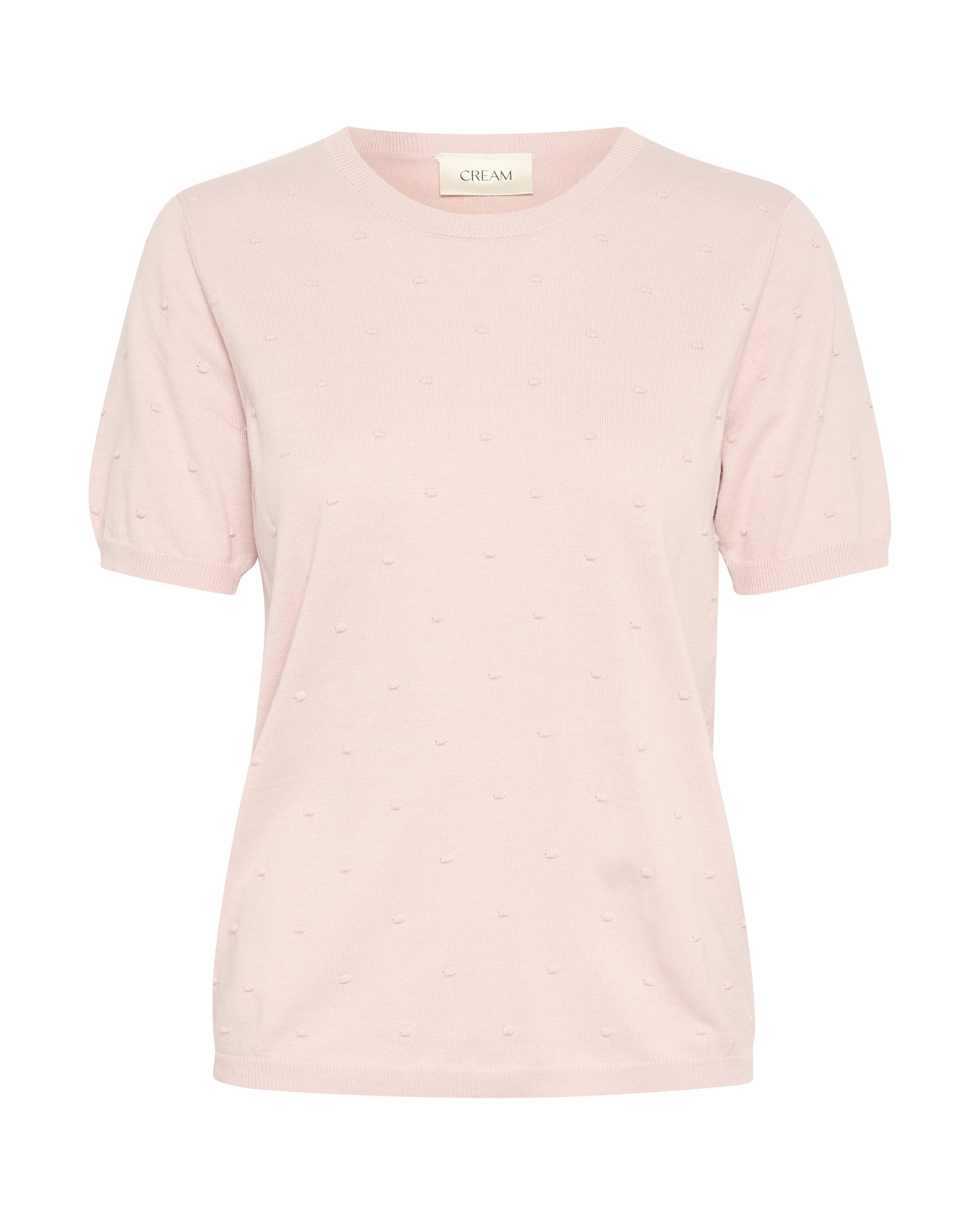 Pull-over 'Hanne ' Cream en rose : devant