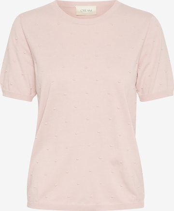 Cream Sweater 'Hanne ' in Pink: front