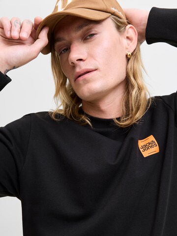 JACK & JONES Sweatshirt 'JJBRANDY' in Schwarz