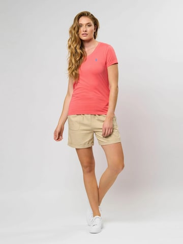 T-shirt 'Amy' U.S. POLO ASSN. en rouge