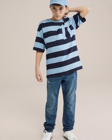 WE Fashion Футболка в Синий