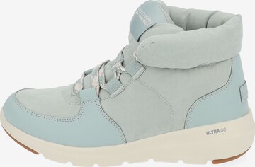 SKECHERS Lace-Up Ankle Boots in Blue