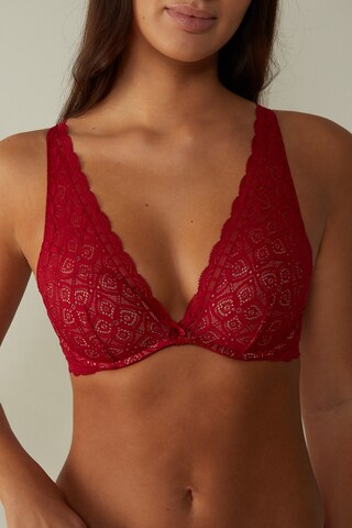 INTIMISSIMI Triangle Bra 'Giorgia' in Red: front