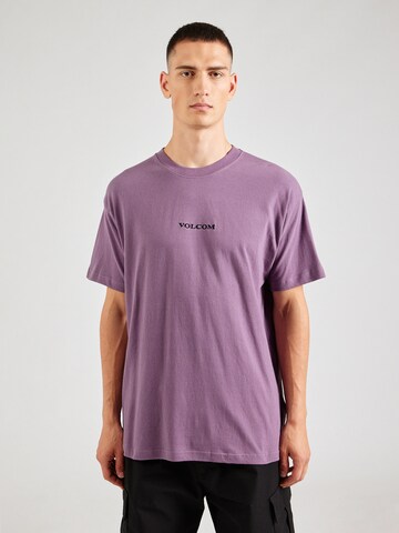 Volcom Tričko 'Stone' – fialová: přední strana
