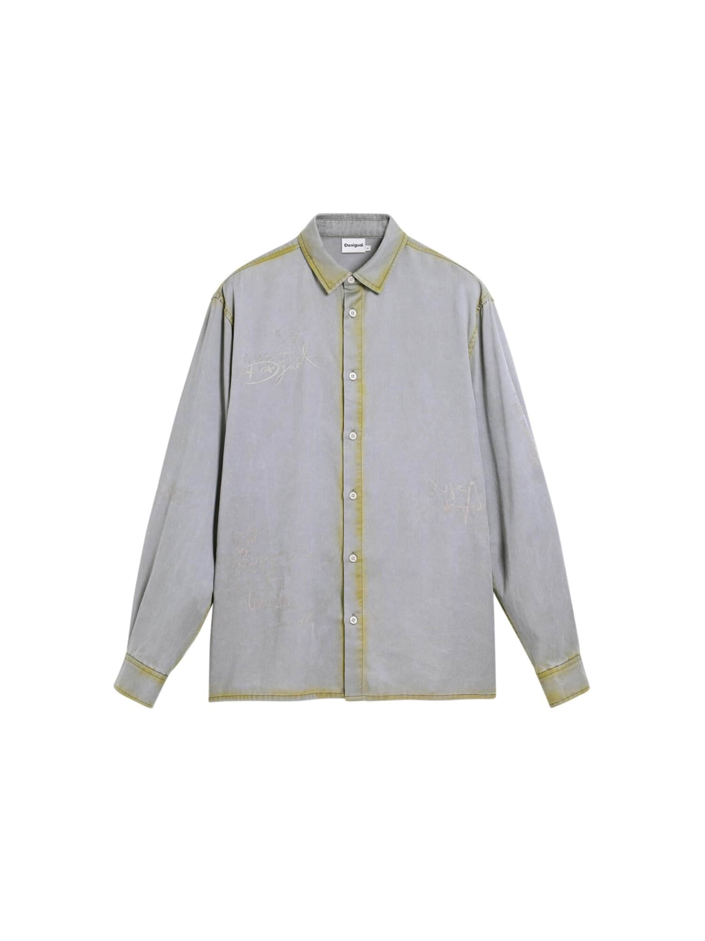 Desigual Средняя посадка Рубашка в Серый: спереди