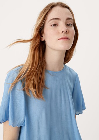 QS Bluse in Blau