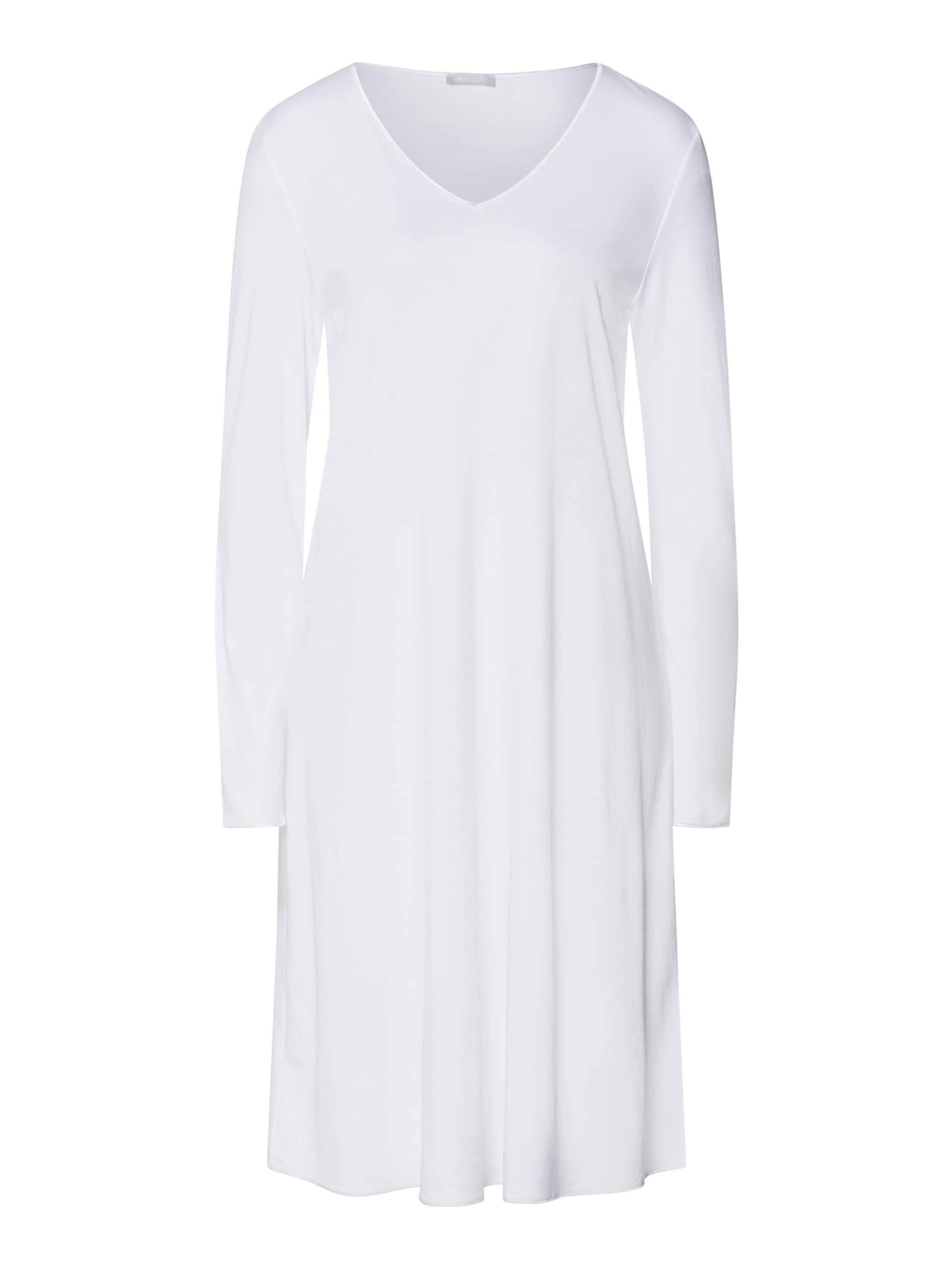 Hanro Nachthemd in Weiß: Vorderseite