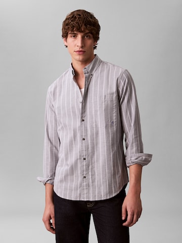 Calvin Klein Jeans Klasický střih Košile – modrá: přední strana