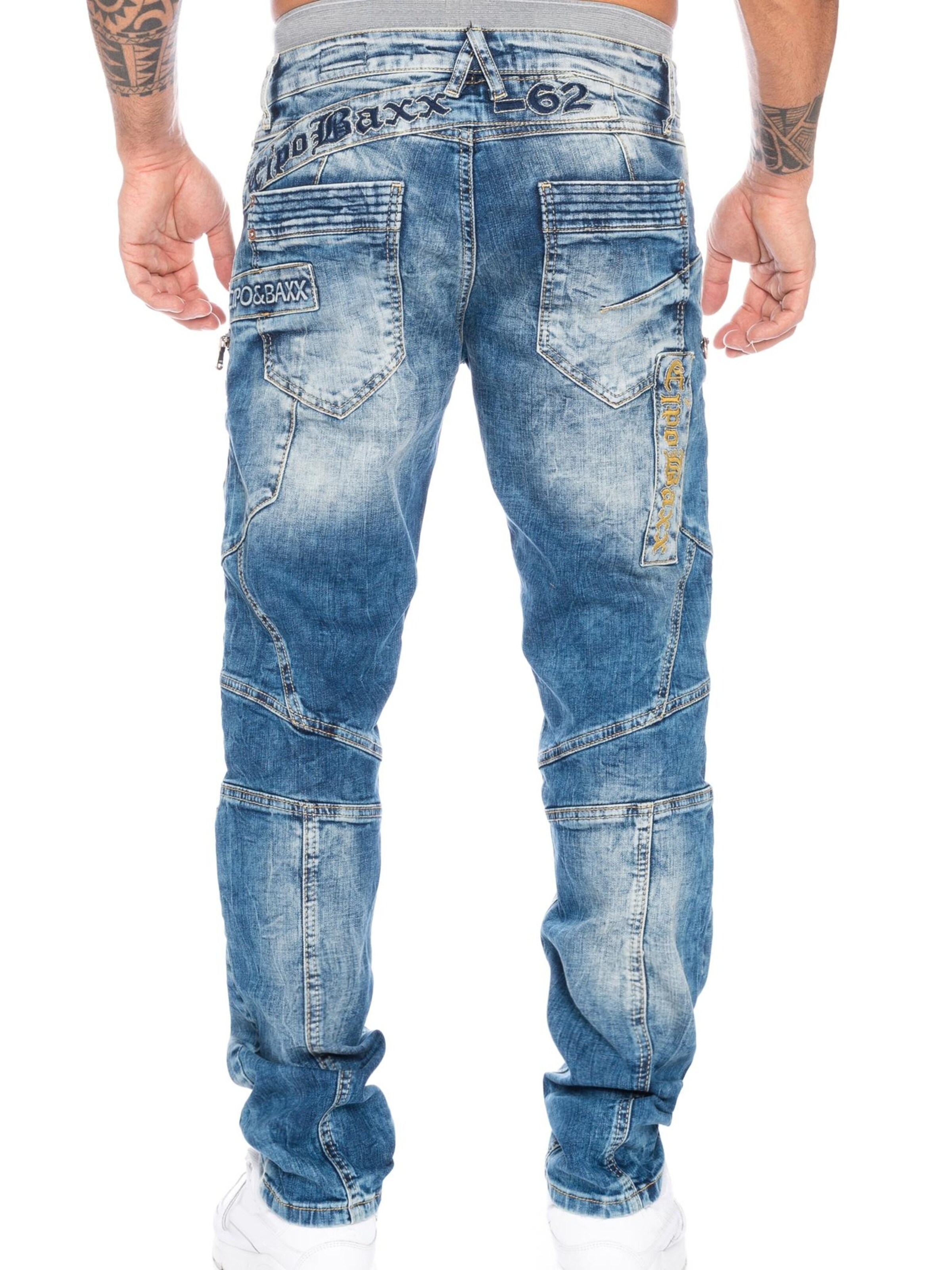 CIPO & BAXX Regular Jeans 'BJ293' in Blue