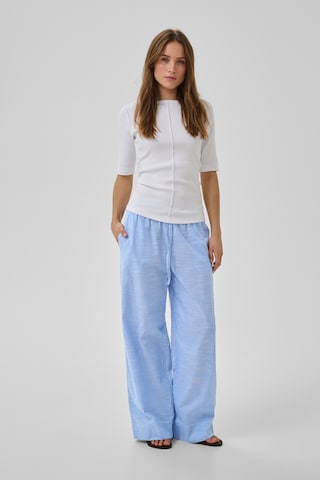 My Essential Wardrobe Wide Leg Bukser 'MWSkye' i blå: forside