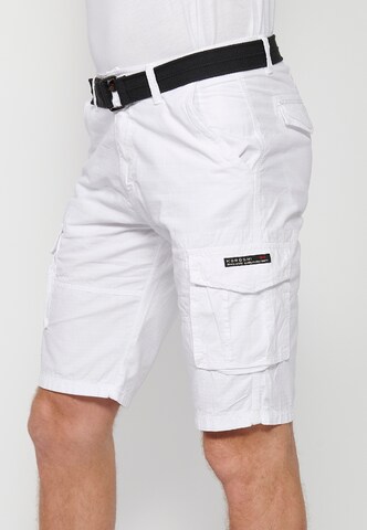 KOROSHI Regular Shorts in Weiß