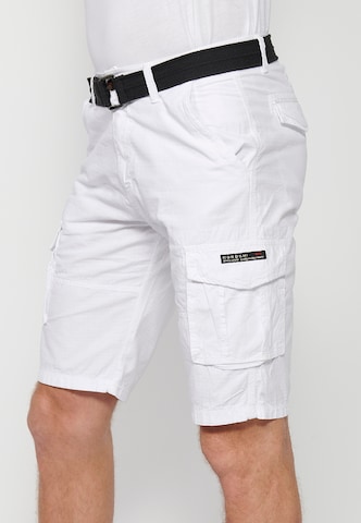 KOROSHI Normalny krój Spodnie w kolorze biały