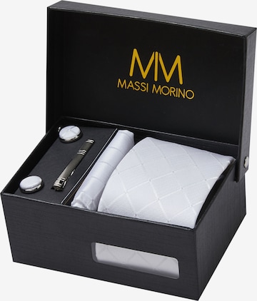 Massi Morino Tie in White: front