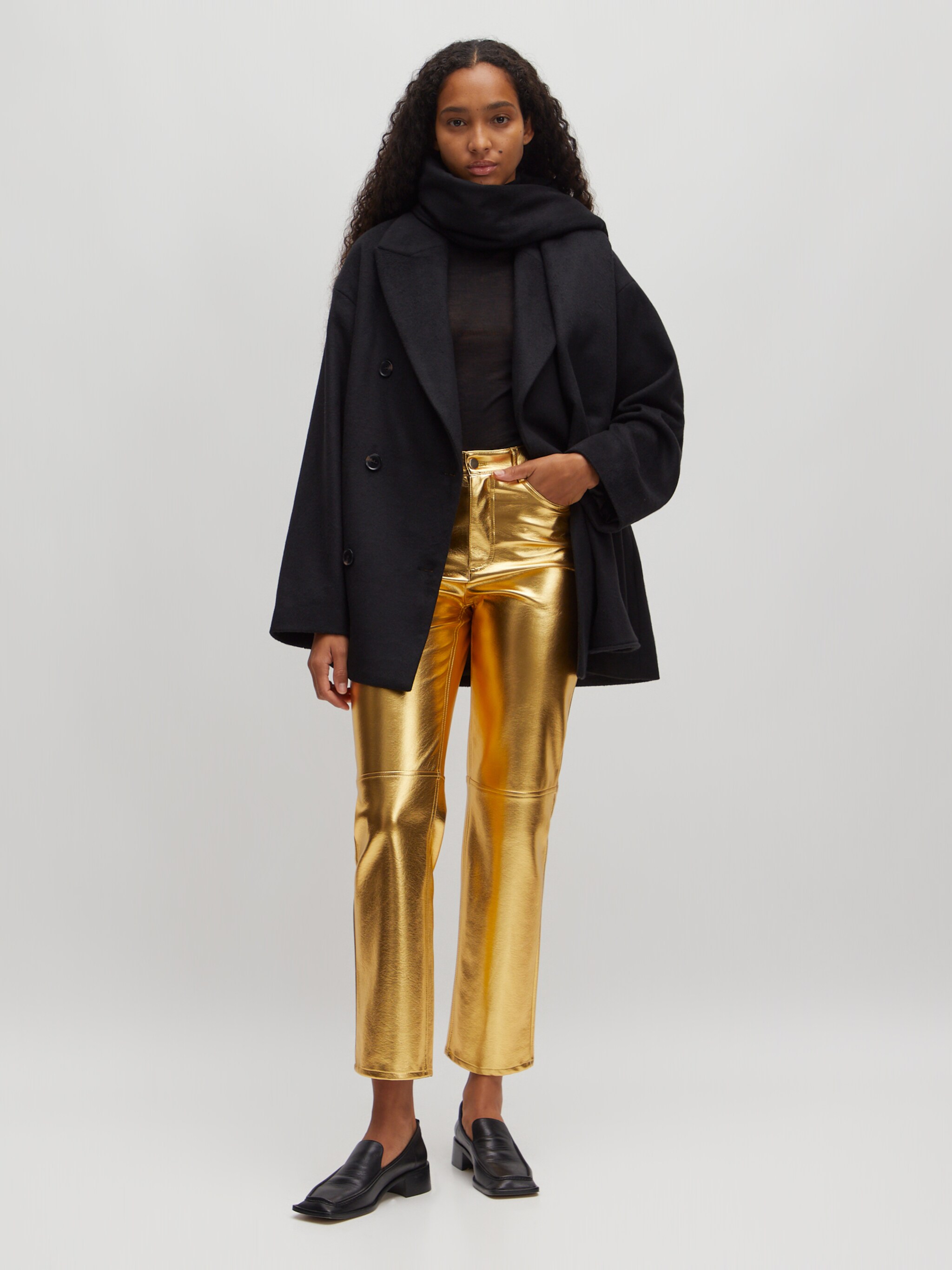 EDITED Producten Broek 'Oona' Goud