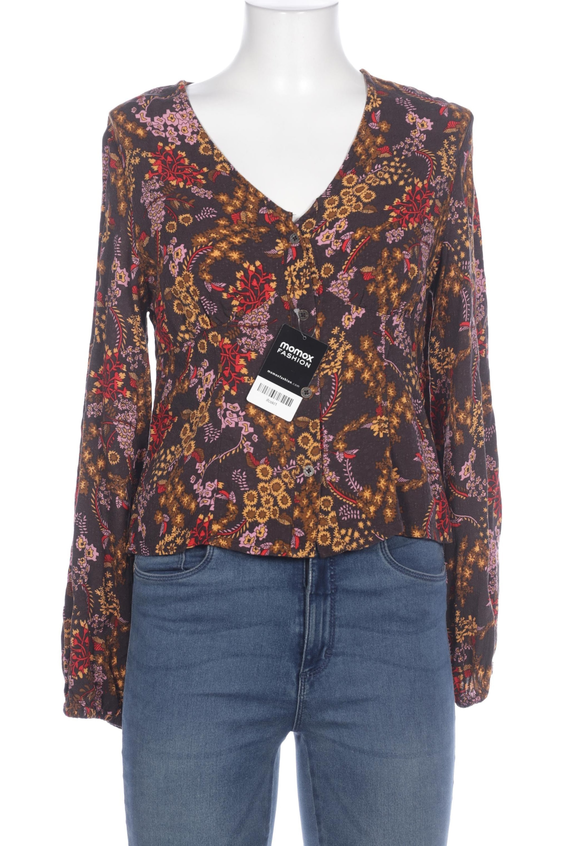 Superdry & Co Blouse & Tunic in L in Brown: front