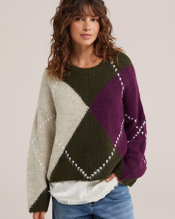 WE Fashion - Pullover em mistura de cores: frente