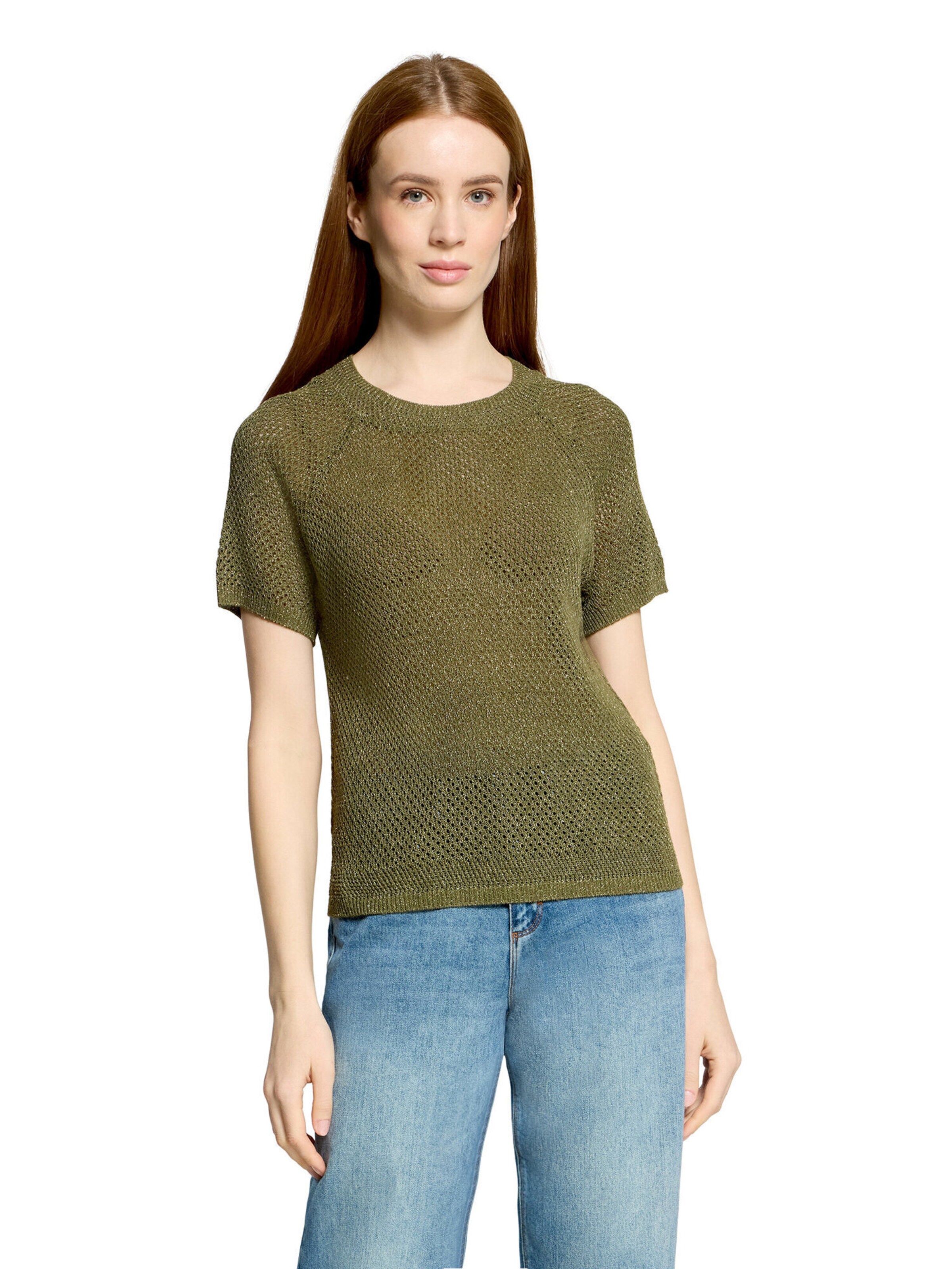 Cartoon Trui in Groen: voorkant