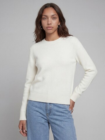 Pull-over 'JREBWSARAH' JJ Rebel en blanc : devant