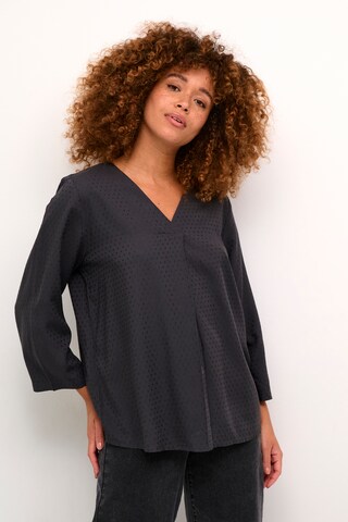 Kaffe - Blusa 'Elsa' en negro: frente