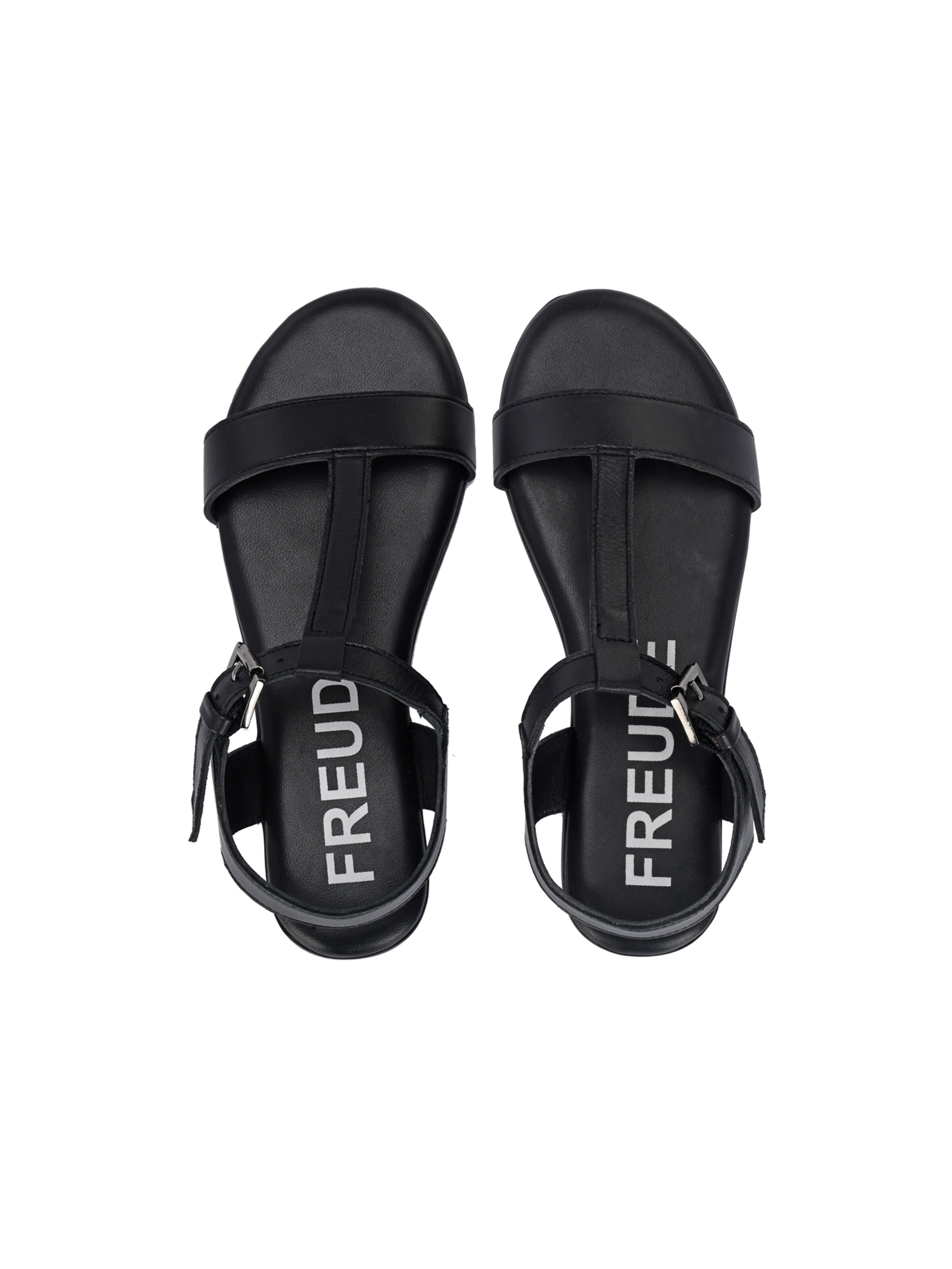 FREUDE Sandalen met riem 'Alea' in Zwart