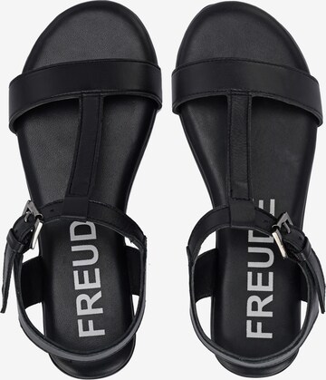 FREUDE Strap Sandals 'Alea' in Black